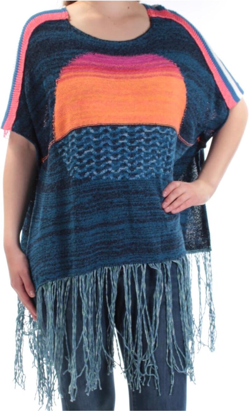 Free People Boho Sunset Fringe Sweater - XS/S (FLAW)